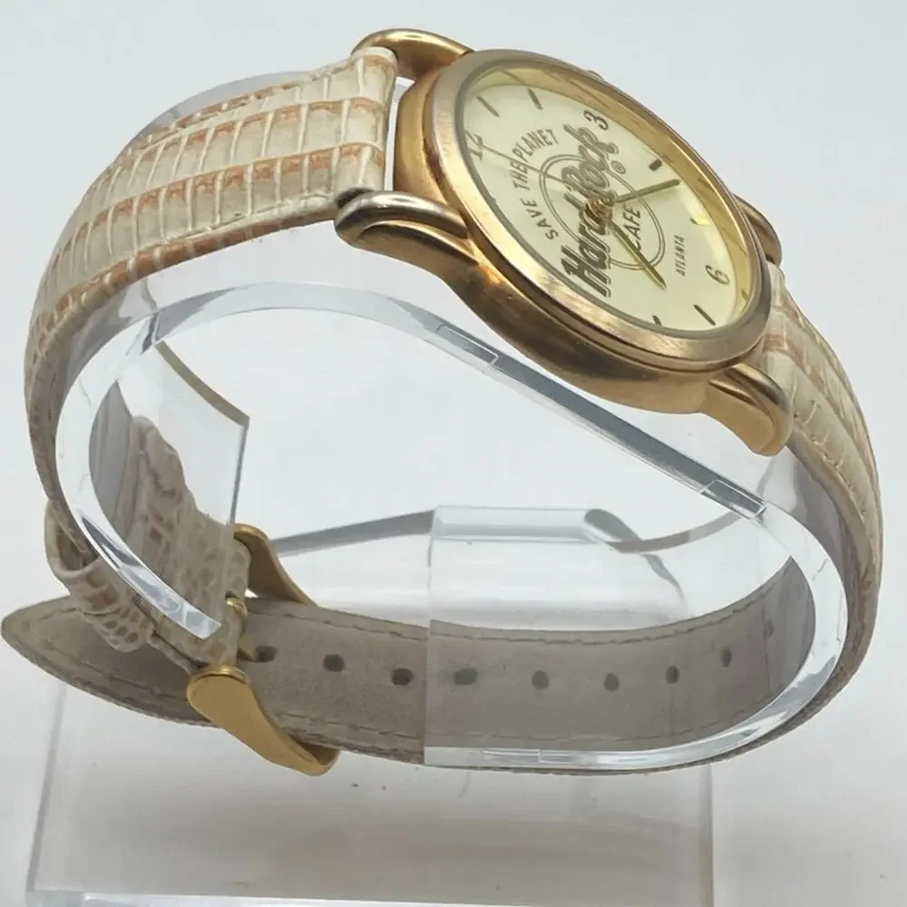 Fossil Hard Rock Cafe Atlanta Unisex Watch 34mm - New Battery -Adjustable